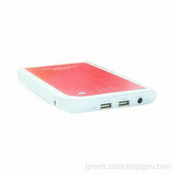 Power Bank for Tablet PCs with 19V/1.2A Rated Input, Polymer Lithium Battery